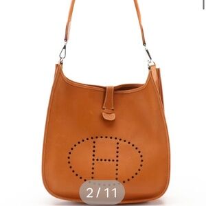 Authentic HERMES Evelyne GM Shoulder Bag